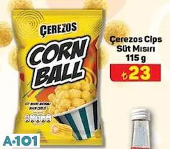 ÇEREZOS CİPS SÜT MISIRI 115 G